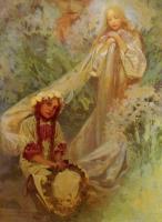 Mucha, Alphonse Maria - Madonna of the Lilies
